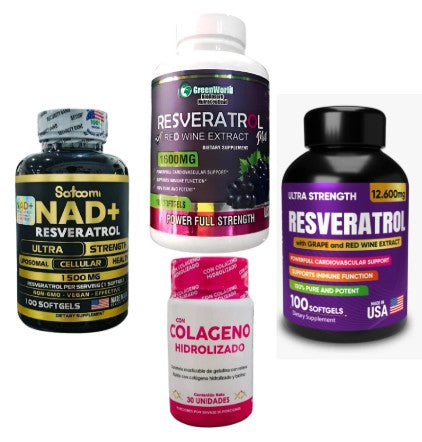 NAD+RESVERATROL+COLAGENO+RESV GREENWORLD