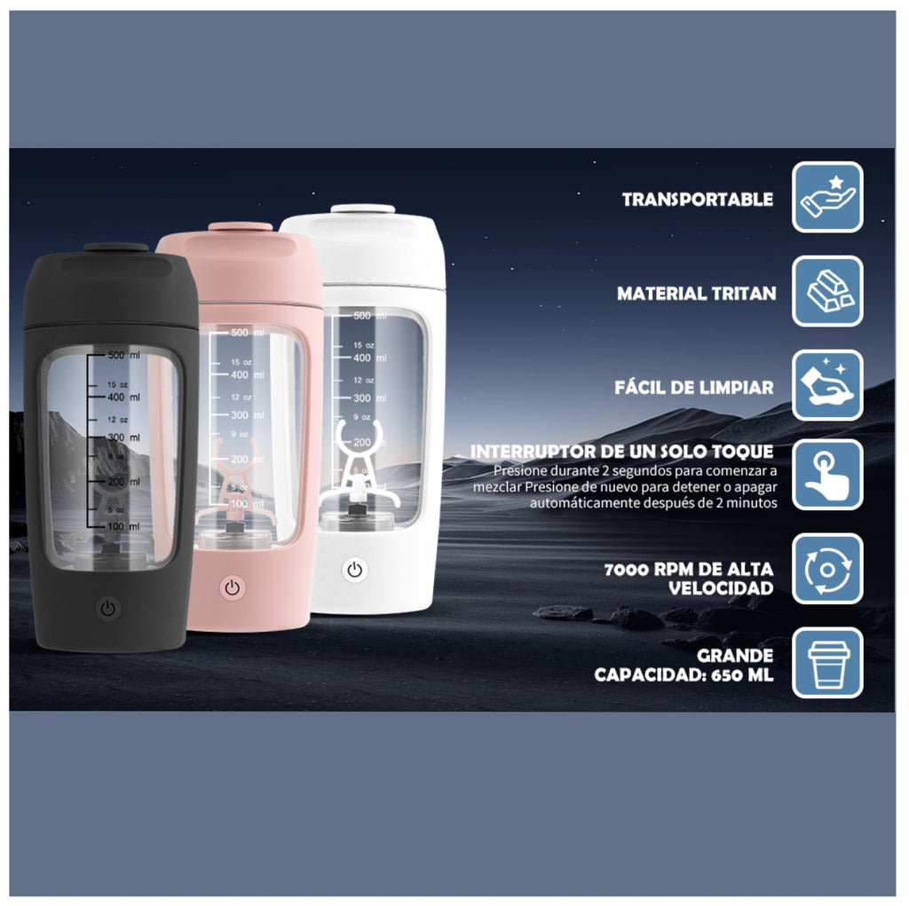 Batidor Botella de Proteina Gym