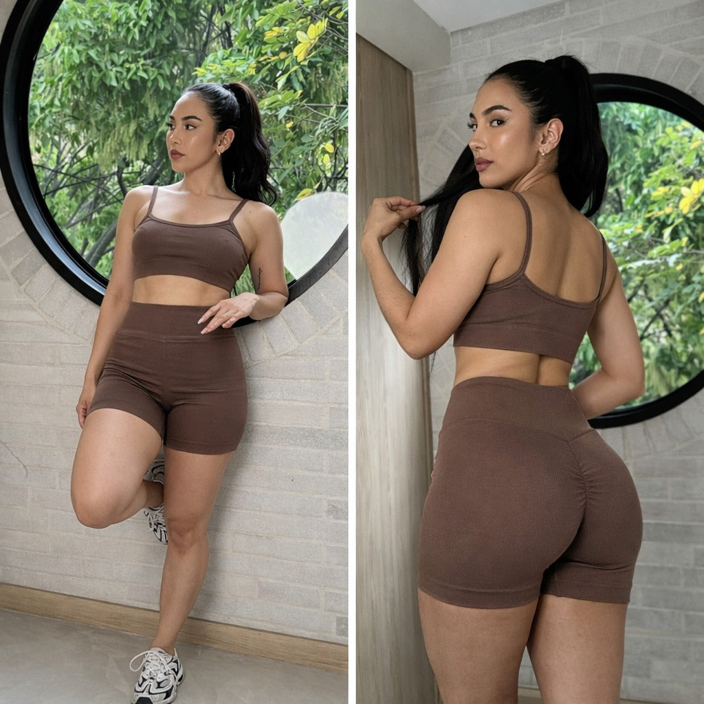Conjunto Short + Top Tiras