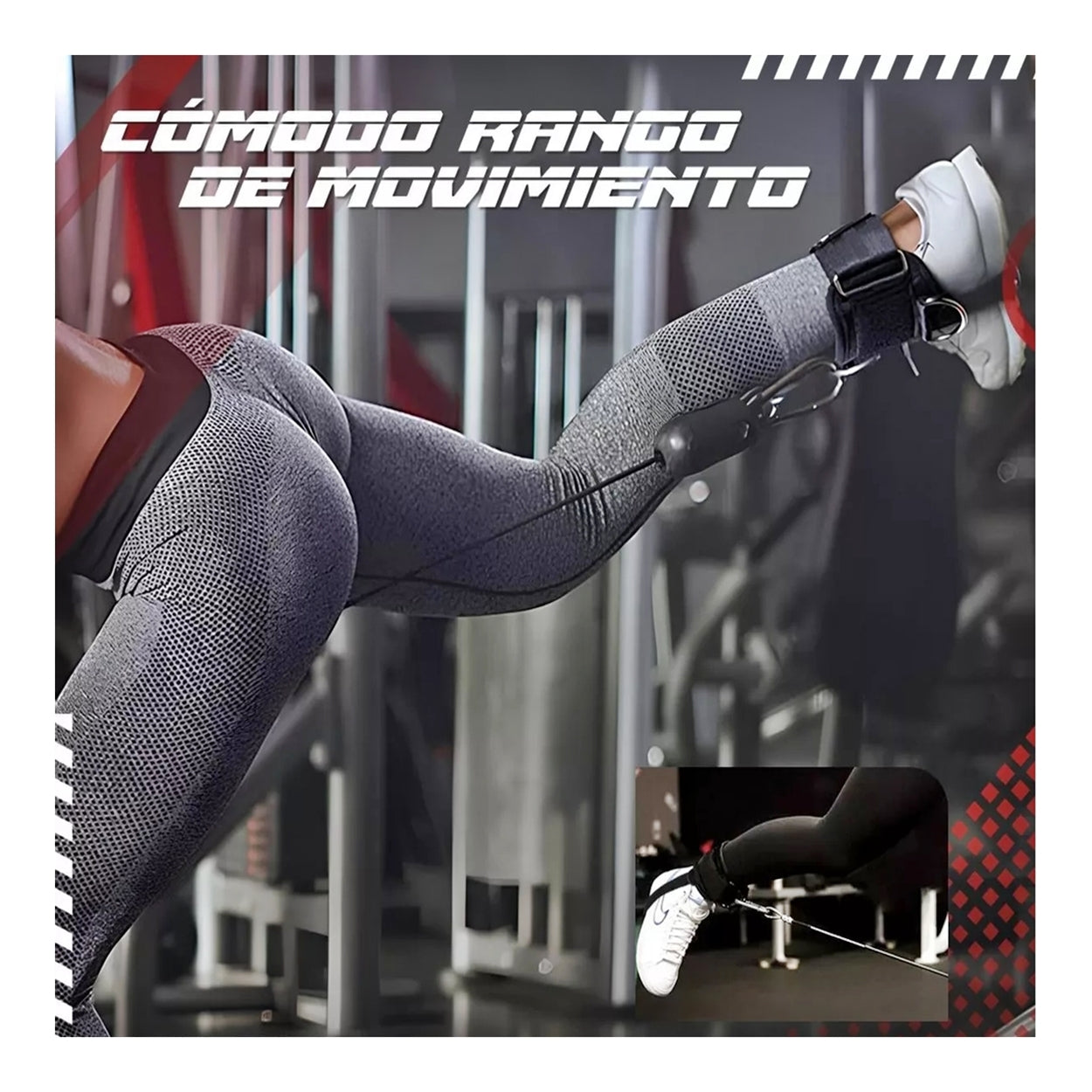 Correa de Tobillo para Gym Deportiva